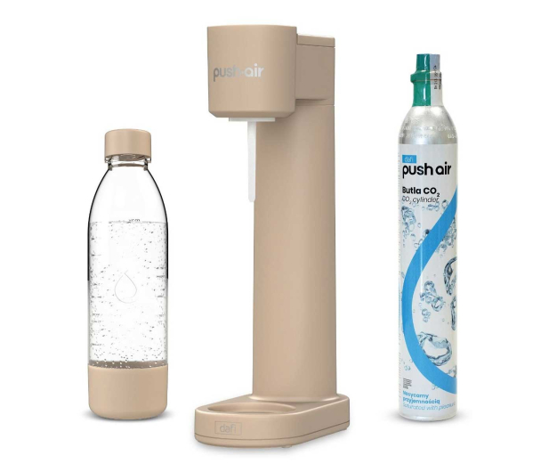 DAFI PushAir z nabojem CO2 + butelka 0,7 - cappuccino - 1484381 - zdjęcie
